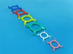color coded PVC hook ring